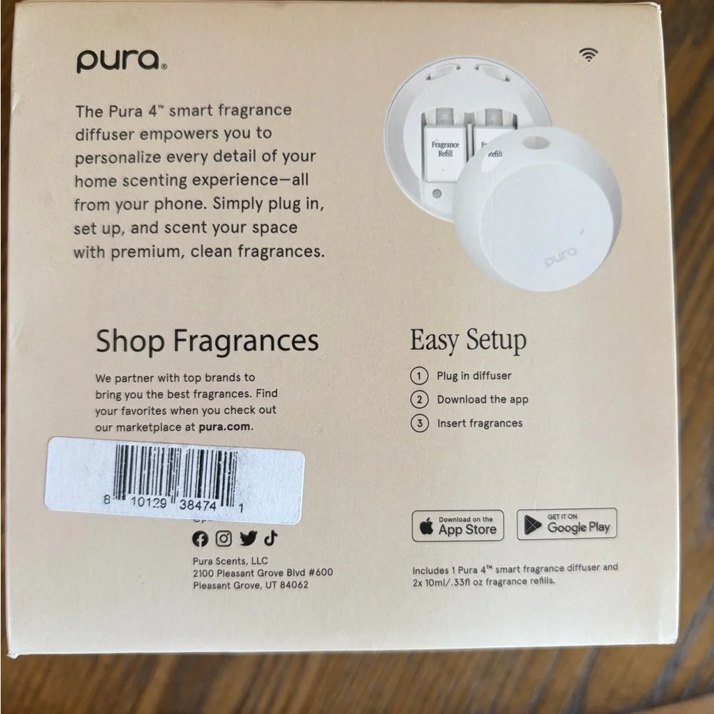 Pura Smart Home Fragrance Diffuser Starter Set